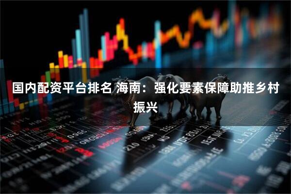 国内配资平台排名 海南：强化要素保障助推乡村振兴